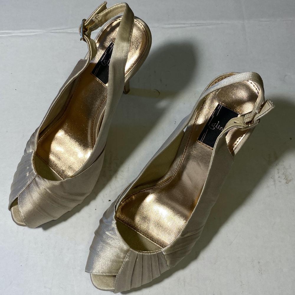 Glint strappy heels, size 7.